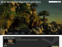 Tablet Screenshot of dev.wallworm.com