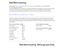 Tablet Screenshot of games.wallworm.com